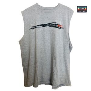 Nike Sleeveless Shirt Gray Basketball Tank T-shirt